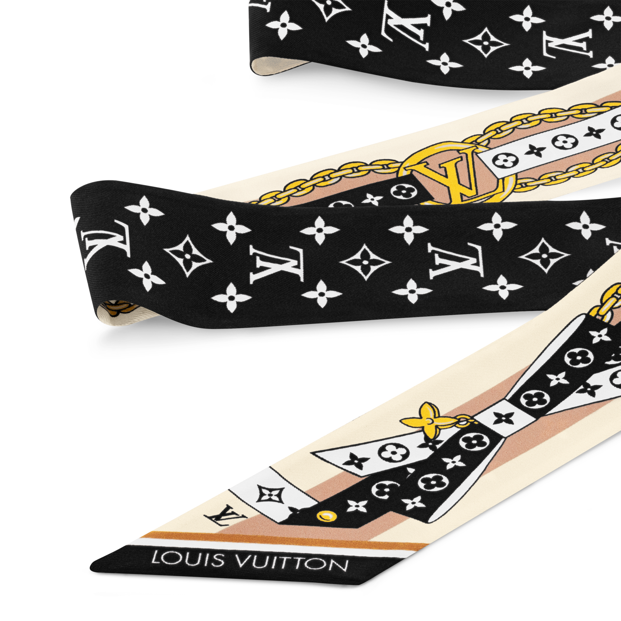 普段使いから♪【LOUIS VUITTON】LV Bow BB バンドー Black LV Bow BB Bandeau . - Accessories | LOUIS VUITTON